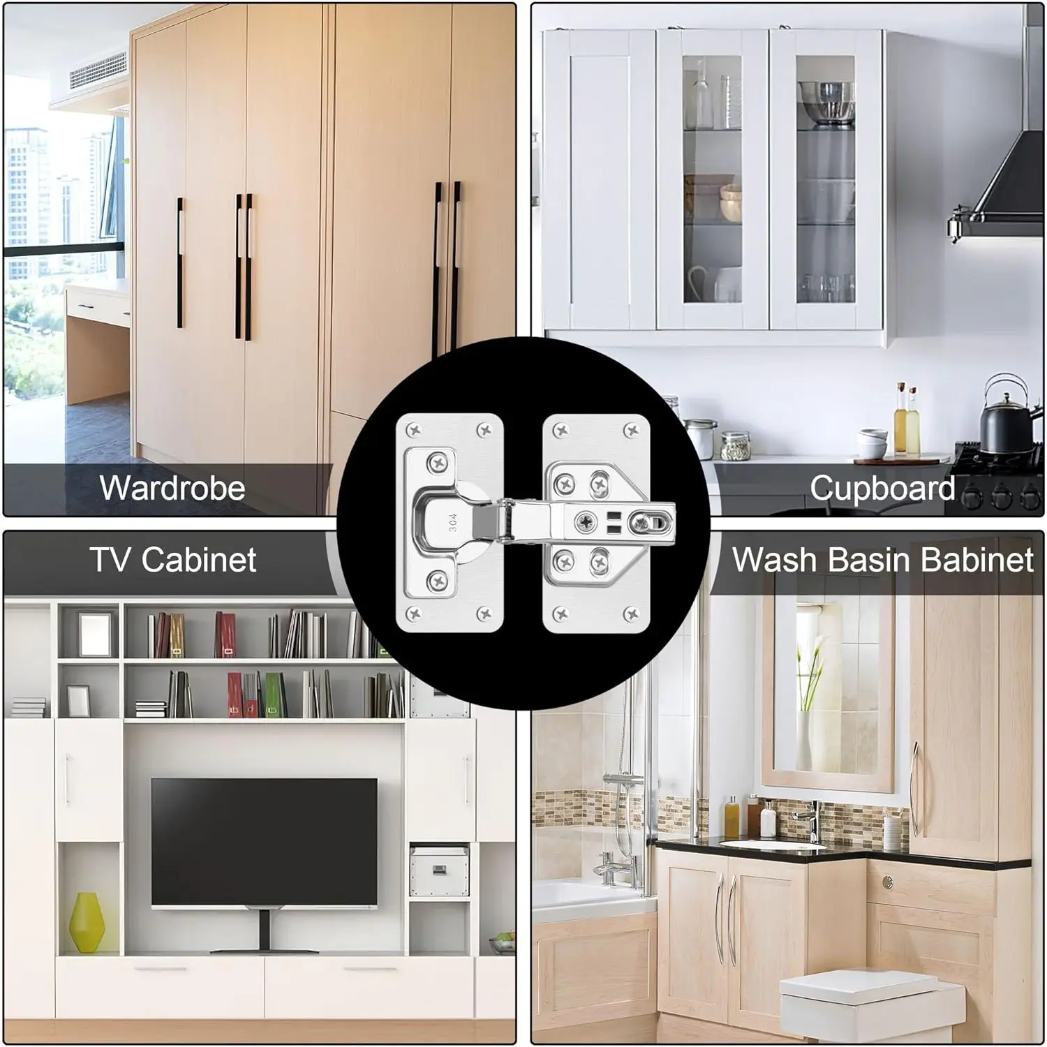 2/10Stck Schrank Scharnier Reparatur Platte Bausätze Edelstahl Tür Scharnier Montage Platte mit Löchern für Heimat Küche schrank Möbel
