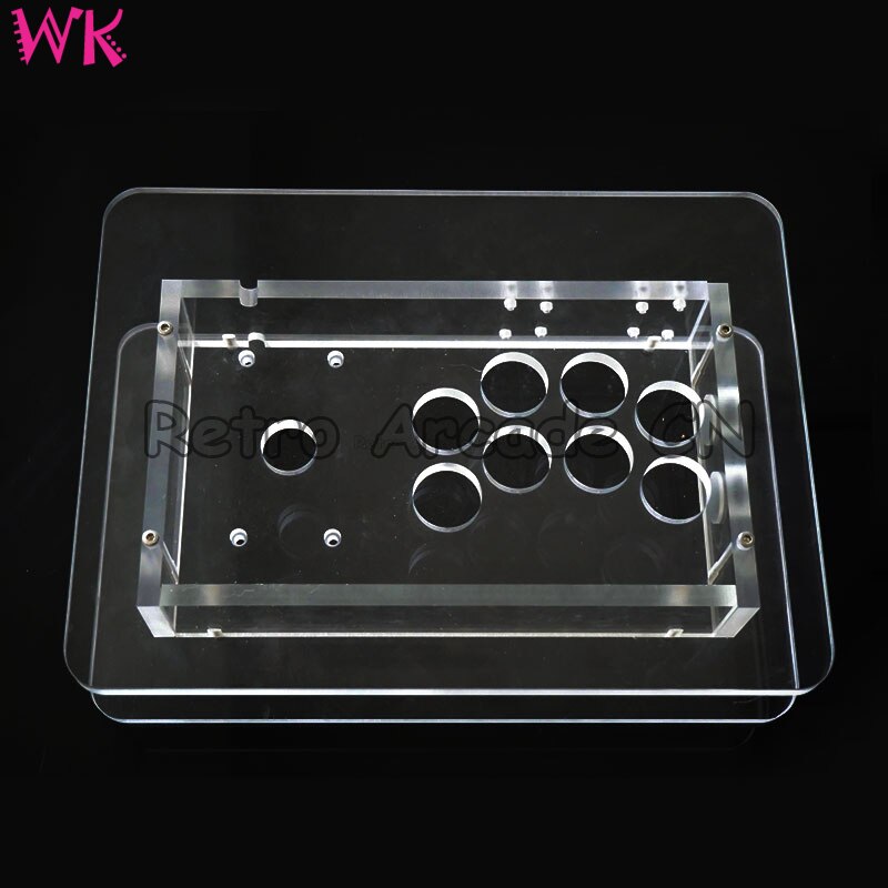 Arcade Stick Transparant Diy Case Rocker Frame Acryl Frame Shell Diygame Mobiele Telefoon Rocker Frame Arcade Stick Box