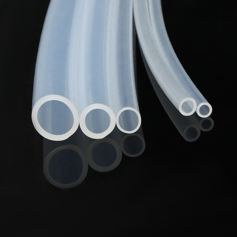 1M Lebensmittel Klasse Silikon Gummi Schlauch transparent flexibel Silikon Rohr Durchmesser 10mm 11mm 12mm 14mm 16mm 18mm 20mm 30mm 50mm Rohr
