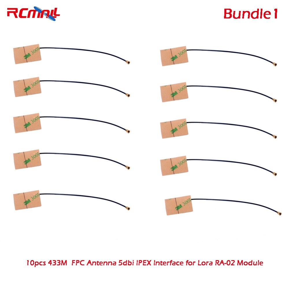 10pcs RCmall 433M Antenna Interface FPC IPEX/FPC Lora Antenna 1.13 IPEX /Spring Antenna 3DBI IPEX IOT FZ2631B FZ2631C FZ2631D
