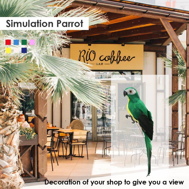 Foam Veer Kunstmatige Papegaai Imitatie Vogel Model Simulatie Dier Vogel Tuin Decoratie Diy Party Thuis Ornament