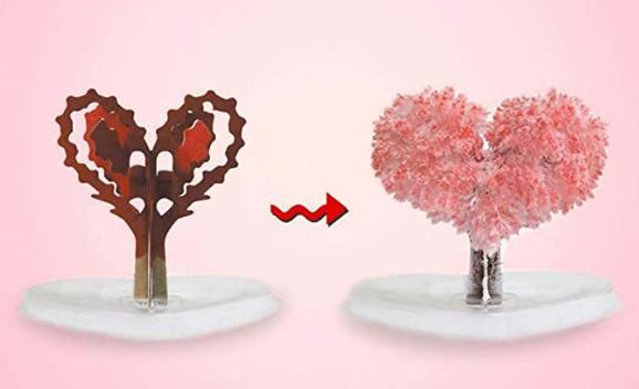 Árbol de Navidad de papel precioso, novedad, de árbol de Navidad mágico, Kits de juguete, educativos divertidos: Caqui oscuro