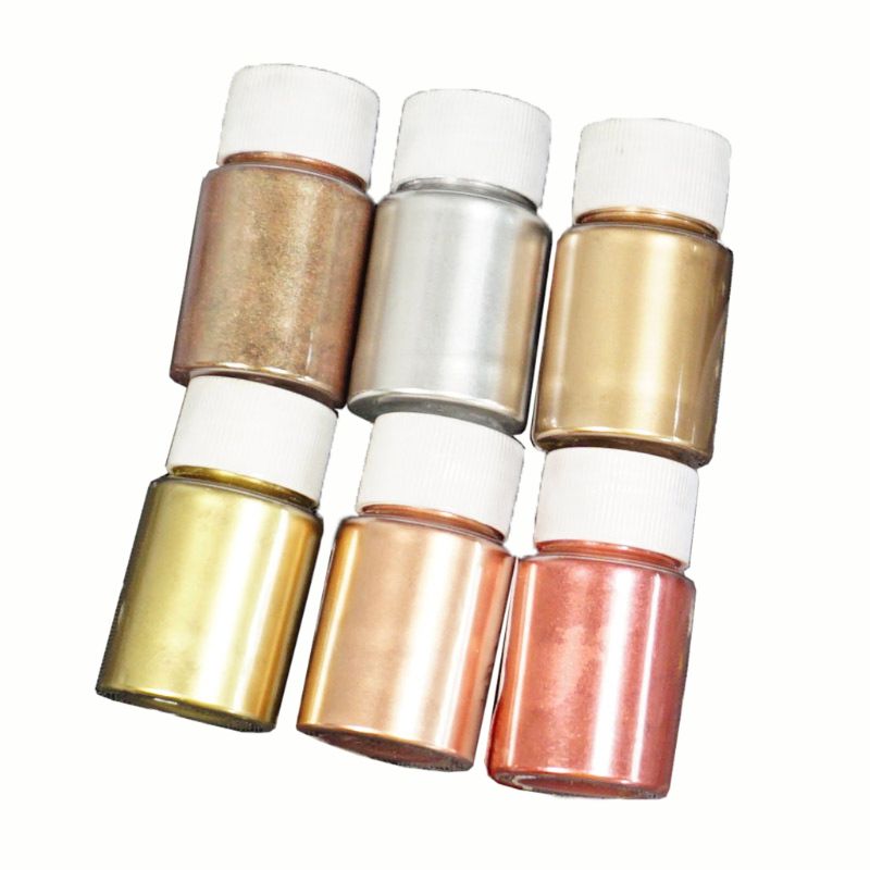 10g metal spejl marmor metallisk harpiks pigment kit harpiks farvestof smykker fremstilling
