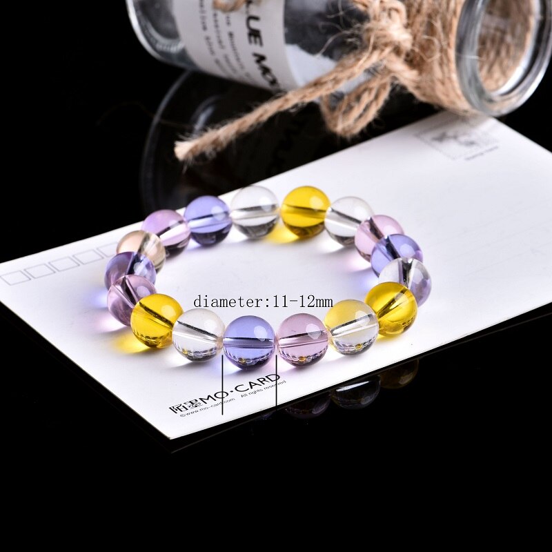 1PC vrouwen Armband Natuurlijke Kristal Quartz Crystal Minerale Sieraden Charm Sieraden DIY mannen en Vrouwen's Sieraden