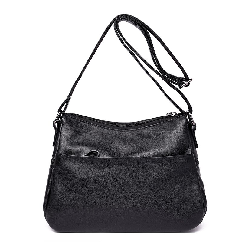 Bolso de hombro para mujer, bolso de hombro para mamá, bordado informal, versátil, para mujer