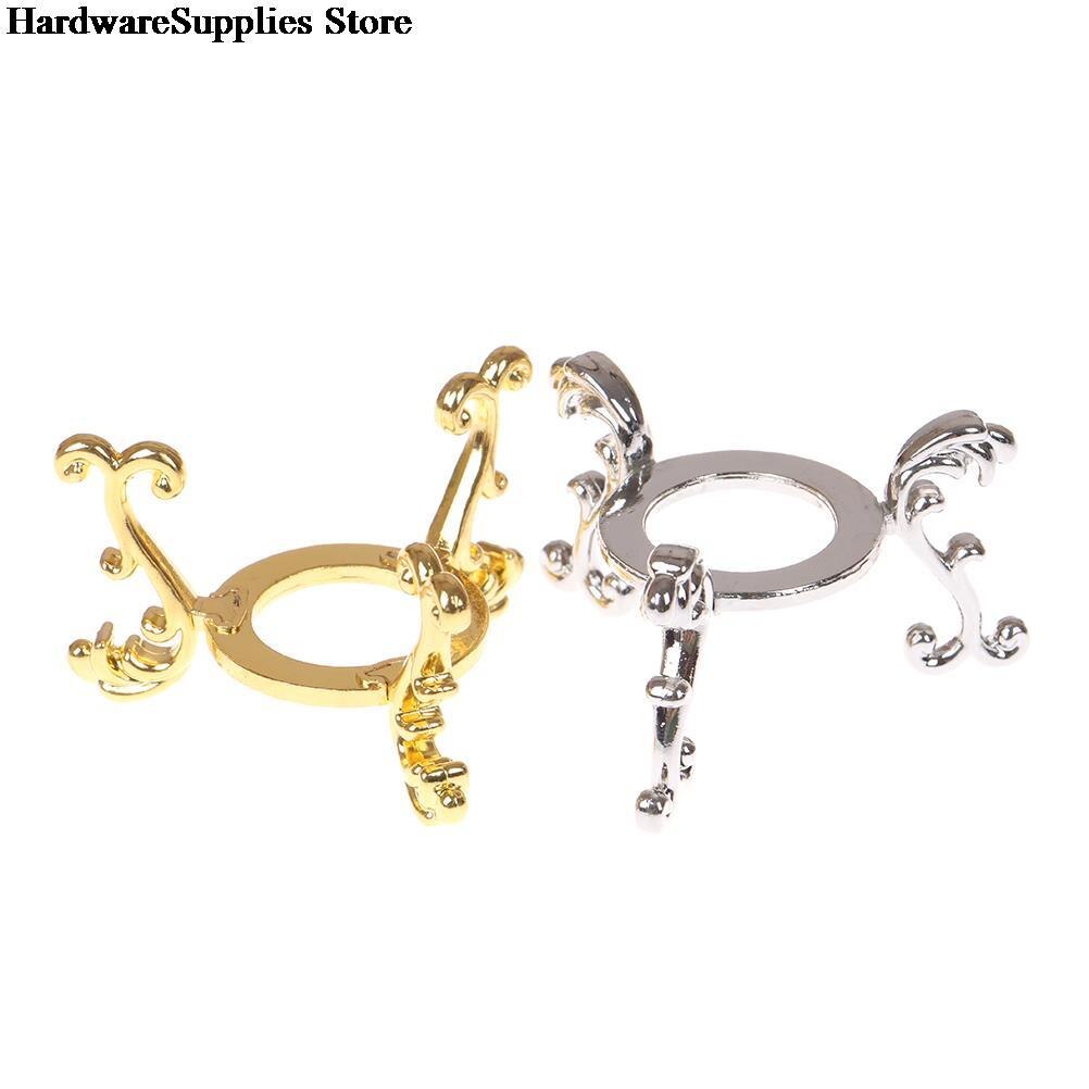 1Pc Edelsteen Ei Display Stand Vergulde Tafel Houder Base Crystal Ball Stand Houder Ornament Home Decoratie Accessoires