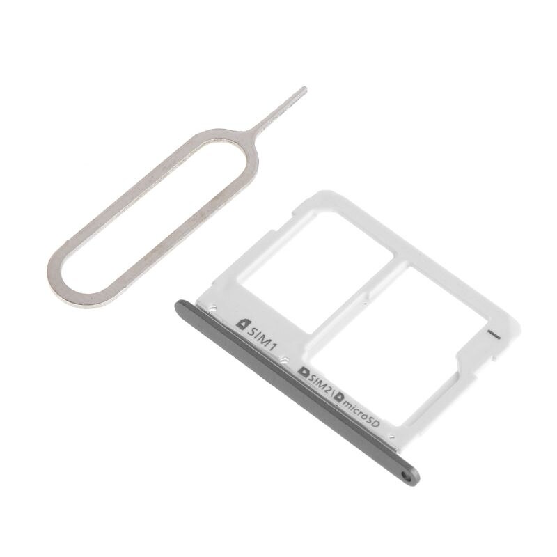 Dual Sim Micro Sd Card Tray Slot Voor Samsung Galaxy A3 A310 A5 A510 A7 A710 Kaartlezer houder