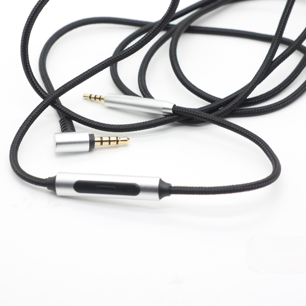 Audiokabels voor Bose QuietComfort 35 QC25 QC35 QC45 NC700 OE2 OE2i Hoofdtelefoonkabel Vervangingssnoeren Met Microfoon Afstandsbediening