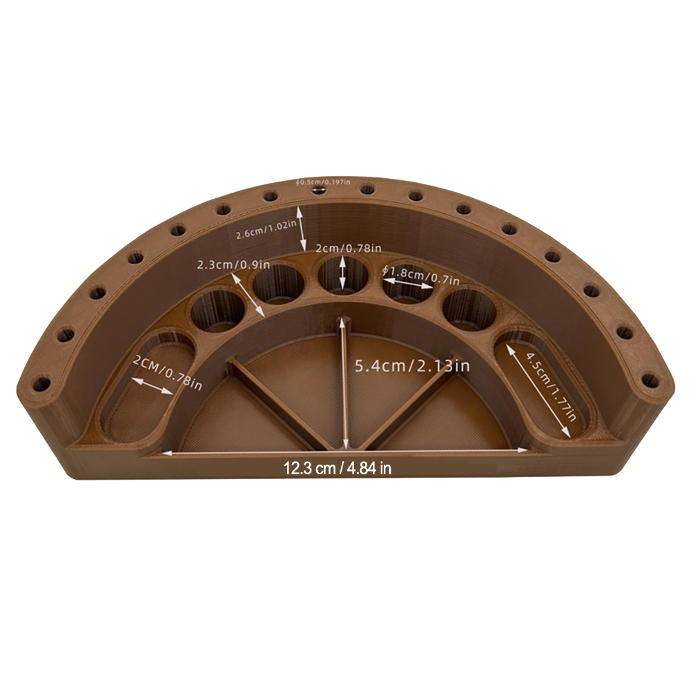 Ruimtebesparende gereedschapsorganizer voor vliegbindset, ontworpen met duurzaamheid in de geest, perfect om uw werkruimte efficiënt te houden