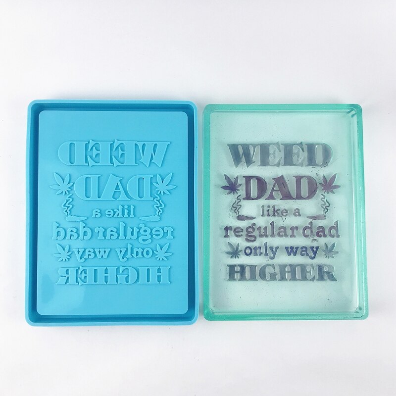 Rolling Tray Epoxy Resin Mold Jewelry Storage Holder Silicone Mould DIY Crafts Serving Plate Decorations Casting Tool