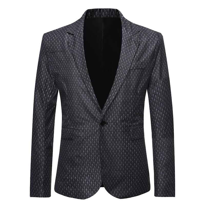 Blazer Man Business Casual Suit Jacket