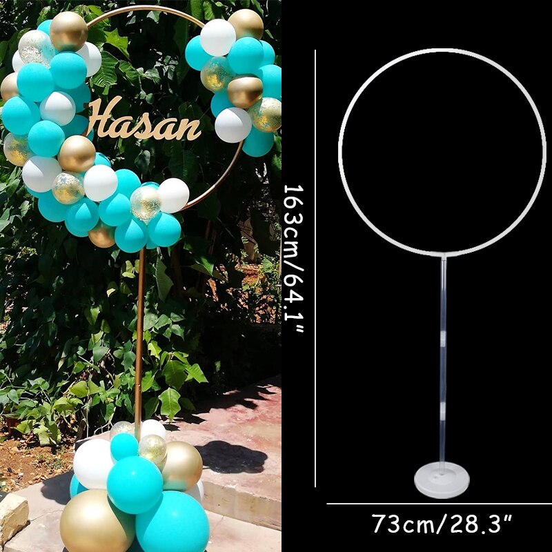 Ballon rond support ballons couronne anneau pour fête d'anniversaire décor fête enfants faveurs bébé douche fournitures décoration de mariage