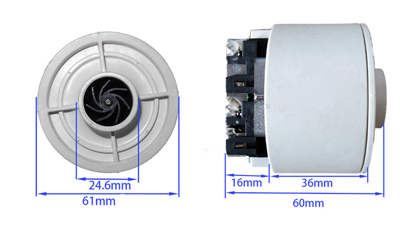 Aspirateur sans fil à Turbine de 36V, souffleur d&#39;air, moteur sans balais, bricolage de véhicule