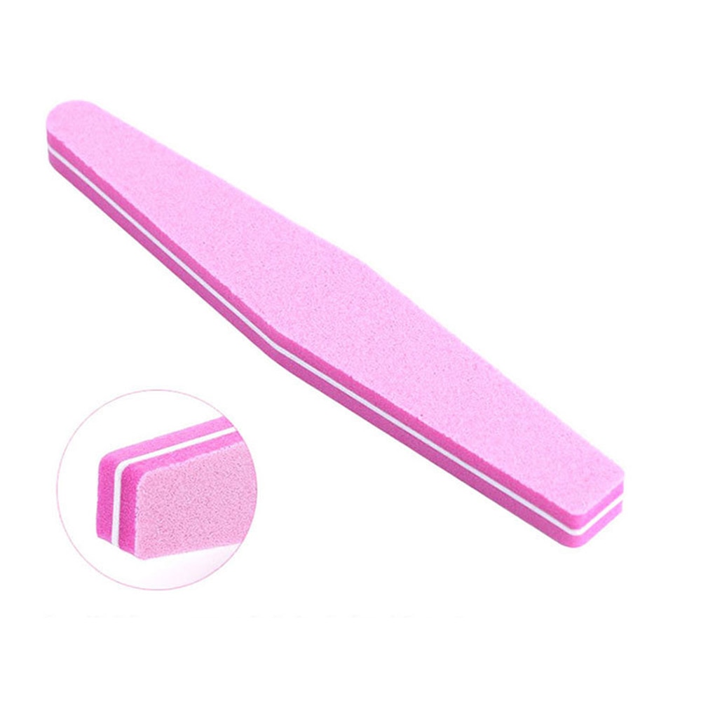 10 Stuks Nail File Buffer Double Side Wasbare Polish Spons Board 100/180 Trimmer Lime Buffer Nail Art Polijsten Manicure Gereedschap