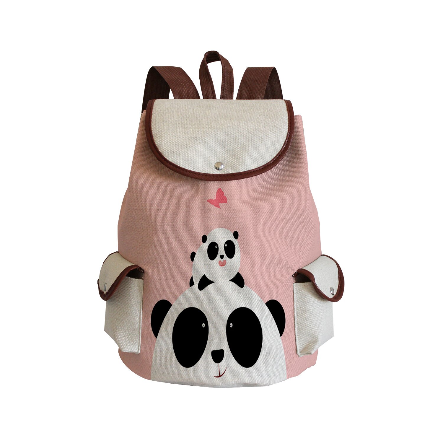 Nette Chinesischen frauen Rucksack Panda Blumen- Gedruckt Handtaschen schick Eco lässig Taschen Große Kapazität Rucksack Schule Tasche: sj0077