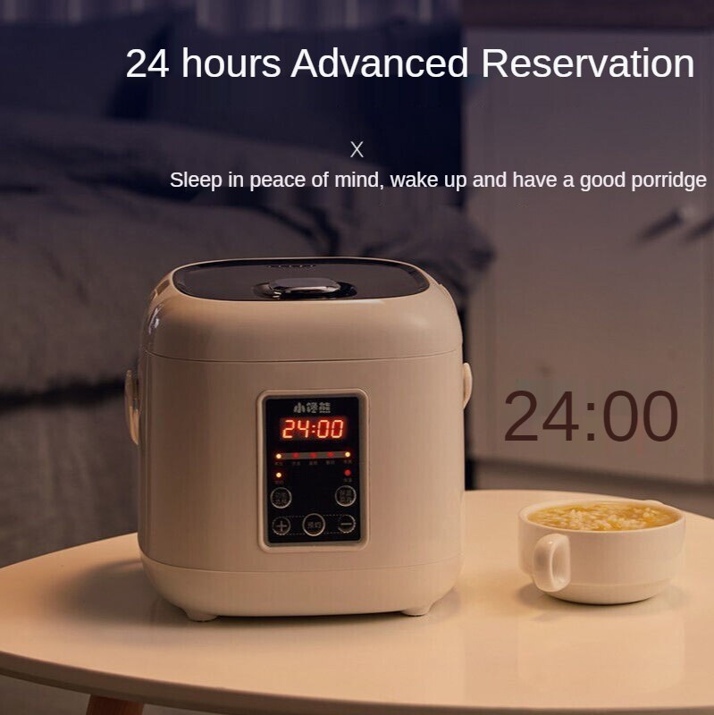 2 Liters Multifunctional Rice Cooker Household 3-5 People Low-power Soup and Rice Cooker 24 Hours Timed Small Rice Cooker