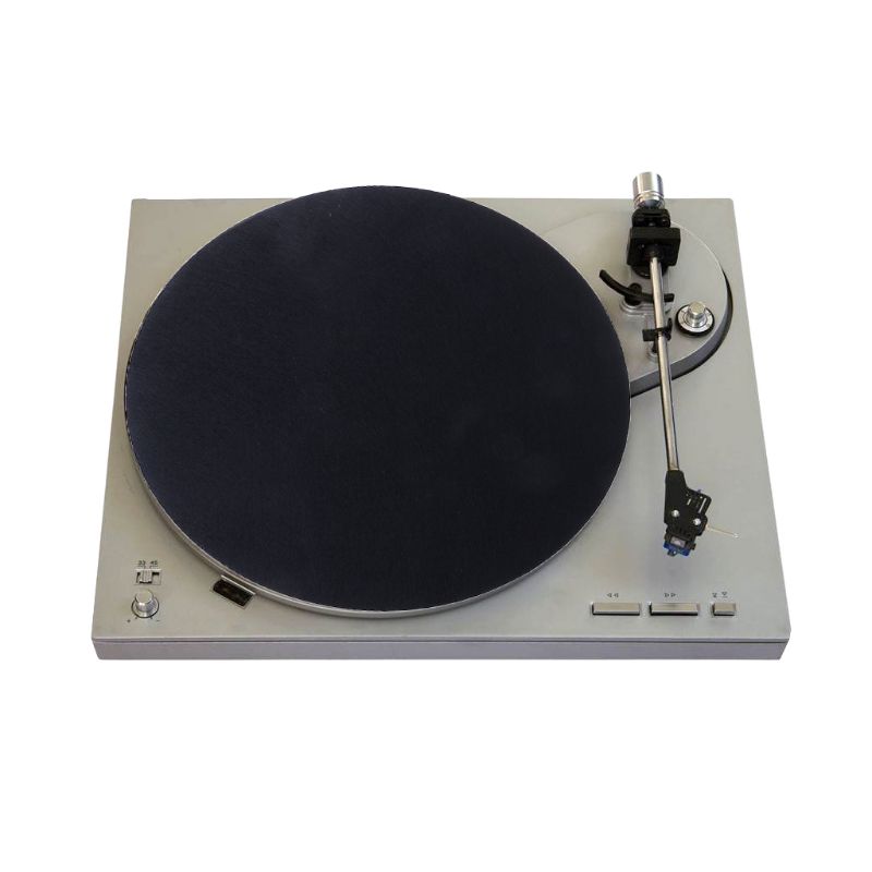 Plattentellermatte für vinyl-lps – filz-plattentellermatte, audiophile lp-slipmat, 3mm zoll dick, für lp-vinyl-schallplatten