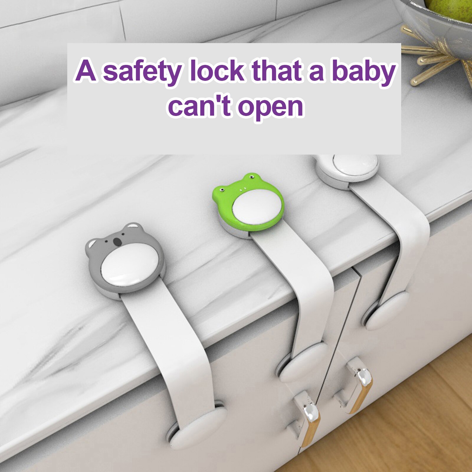 Praktische Baby Veiligheid Lock Kast Wc Slot Lade Deur Kast Veiligheid Lock Anti Pinch Hand Bescherming Vingers 3Pcs