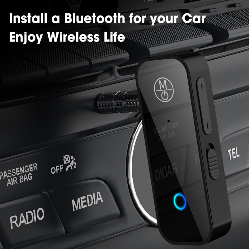 Bluetooth Transmitter 3.5MM Jack Audio Adapter Wireless Bluetooth Stereo Audio Transmitter Adapter for PC TV Headphones