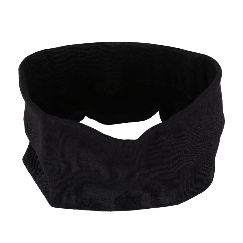 2pcs women cotton yoga hair band sports sweat lady headband ular women hair accessories black