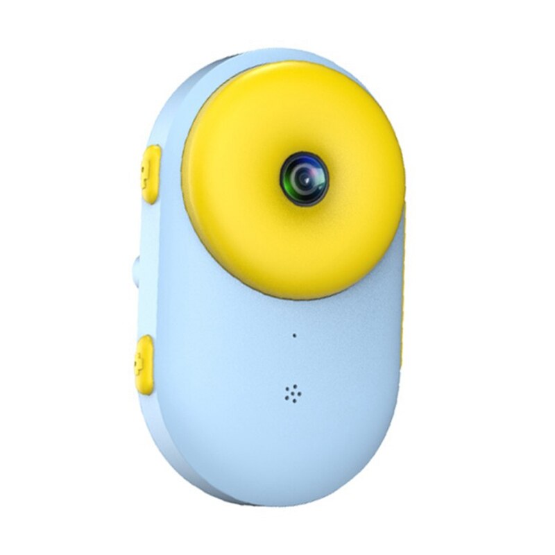 2.0 Inch Mini 8.0Mp Children Hd Wifi Digital Camera Lcd Dual Lens Donut Camera Waterproof Cute: Blue