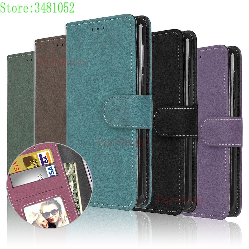 Flip Telefoon Case voor Sony Xperia XA LTE F3111 F3112 F3116 Retro Wallet Card Slot PU leather case voor Sony F 3111 3112 Phone bag