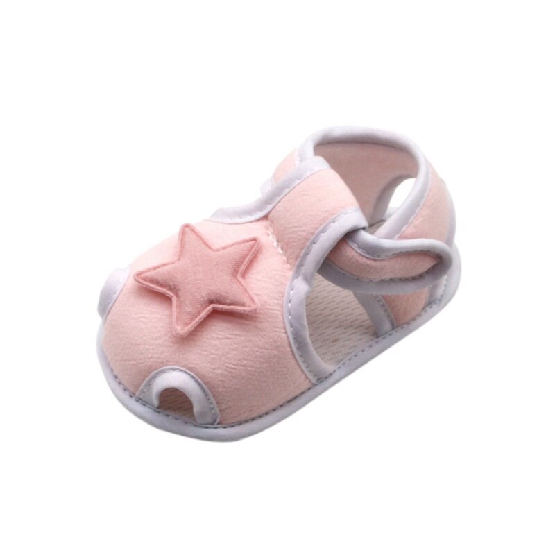 Summer Canvas Baby Shoes Infant Girl Hollow Plaid Soft-Soled Princess crib shoes Star heart floral insert prewalkers02