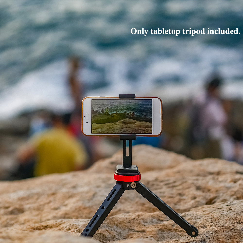 Andoer MT-01 Portable Aluminum Tabletop Tripod Mini Mobile/Camera Photography Bracket with 1/4" Screw Mount Max Load 80kg
