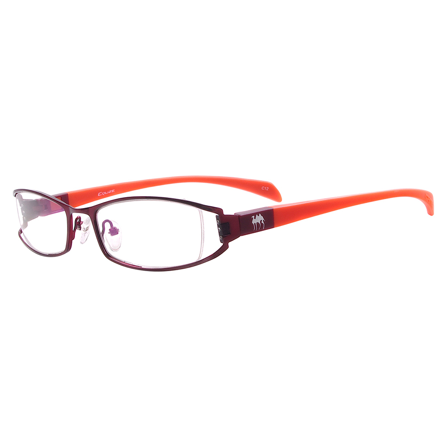 Montura de gafas de Metal Rectangular, montura completa para prescripción de miopía, lentes graduables de lectura para mujer
