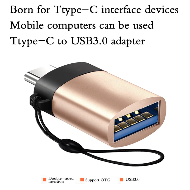 Type C to USB 3.0 OTG Cable Adapter Type C Adapter USB C Converter for Samsung Galaxy S9 Huawei p20 MacBook USB OTG Adapter