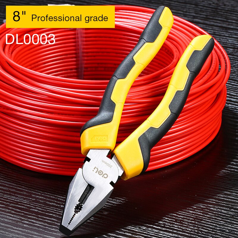 Draadtang, multitool, industriële krimptang, draadstripper, elektriciensstriptang, handgereedschap: Dl0003