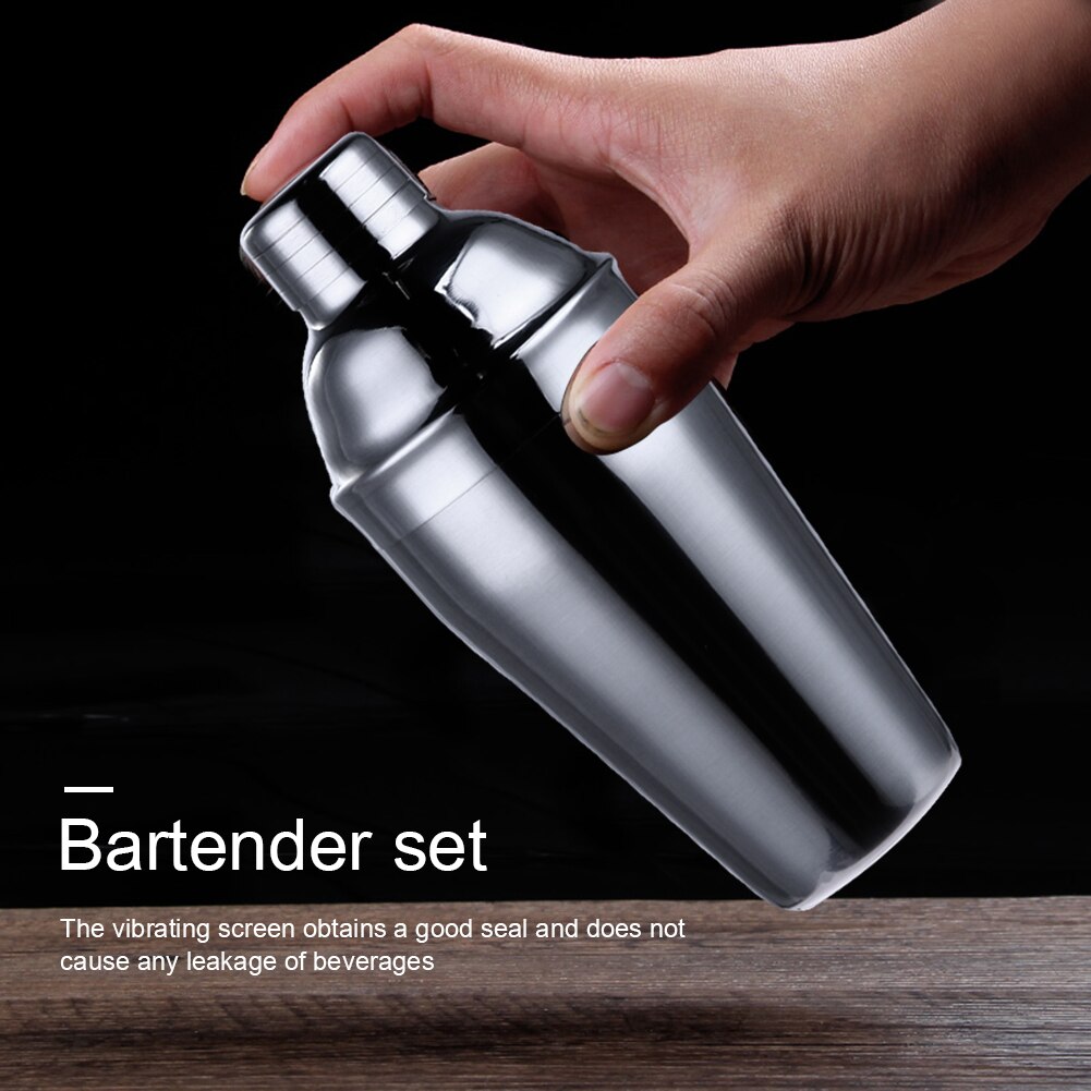 Metal Red Wine Martini Boston Shaker Cocktail Scale Wine Beverage Drinks Mixer for Bartender Drink Party Bar Tool