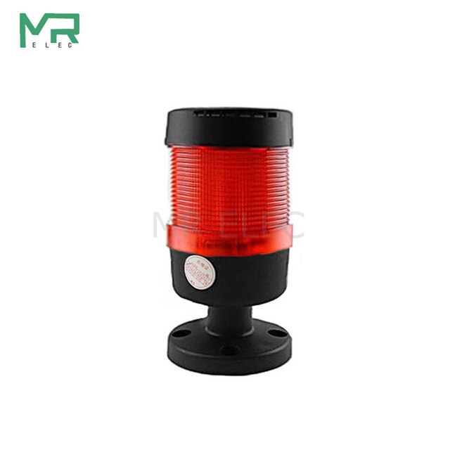 Stack Lamp Industriële Led Signaalzuil Voorzichtigheid Licht Toren Industriële Waarschuwingslampje Voor Machine Geen Zoemer 2V 24V 110V 220V: 1 light tubes / AC110V