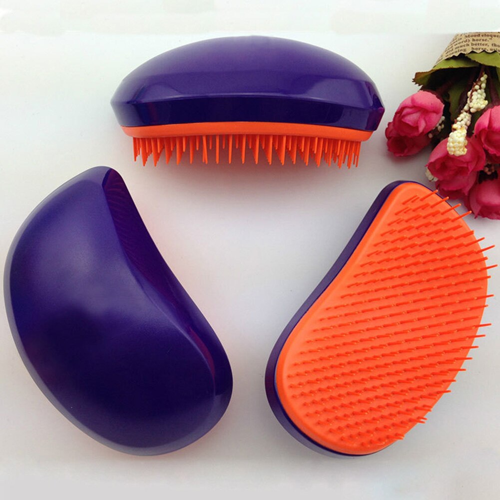 anti statico Massaggio Spazzola per Capelli Groviglio Spazzola per Capelli anti-annodare Capelli Lisci Pettine Dei Capelli Spazzole Ragazze coda di Cavallo Pettine