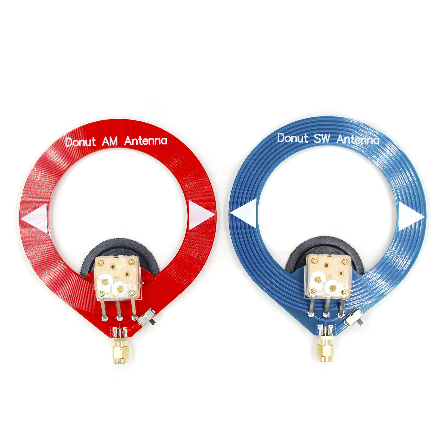 Miniantena de bucle Donut AM MW/SW para HFDY malafiteam DSP DSP2, receptor de onda media HF, 2 unidades por juego