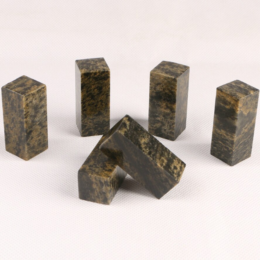 5 pièces timbre chinois sceau pierres vierge Art Signet pour la pratique peinture calligraphie Art fournitures