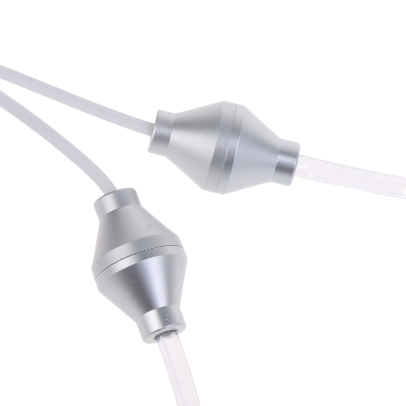 Stereo 3.5mm Air Tube Earphone Anti-Radiation Binaural Headset Noise-reduction Earbud with Built-in Microphone