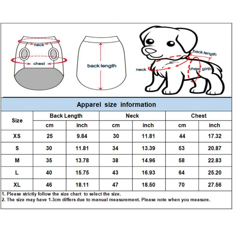 Autumn Winter Pet Cotton Vest Chest and Back Thickened Dog Coat High Collar Protection Pet Neck