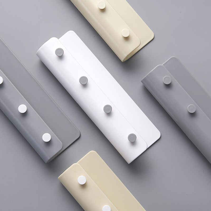 Badkamer Organizer Home Decor Ingang Muur Sleutel Hanger Magazijnstelling Muur Sleutel Opknoping Lijm Geen Nagel 3 Kleuren