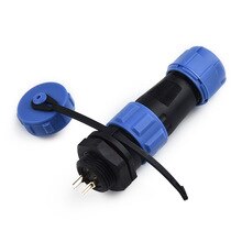 Replacement 2-pins Waterproof Connector Aviation 13A Solder LED Plugs Sockets