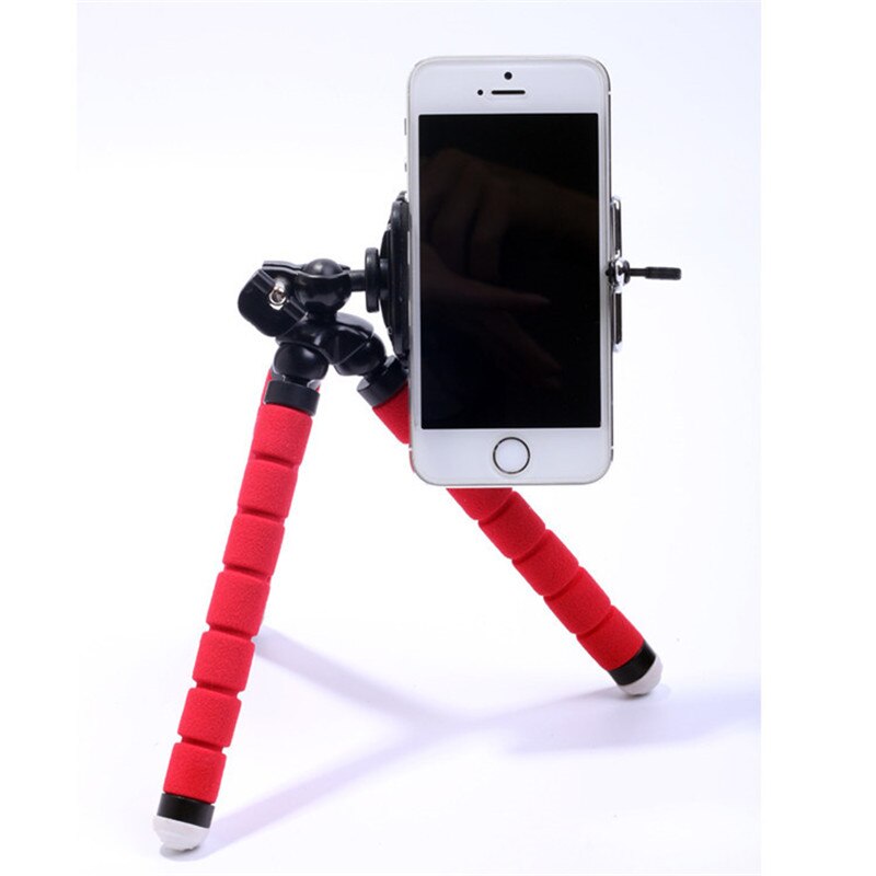 Mini Flexible Schwamm Octopus Stativ für iPhone Samsung Xiaomi Huawei Smartphone Stativ Halter für Gopro Kamera DSLR Montieren