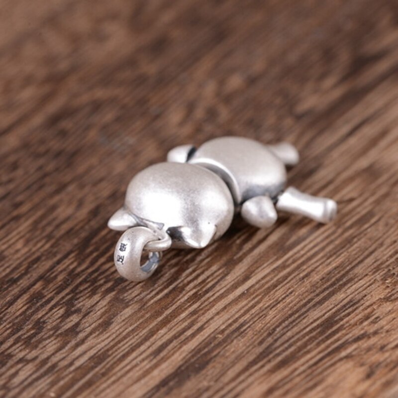 V.YA-Colgante Vintage de actividad para mujer, de Plata de Ley 925, colgante bonito, collar de Simple, joyería fina,