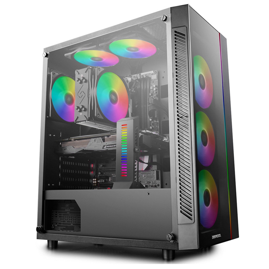 Deepcool gh -01 5v/3- pin a-rgb grafikkortbeslag computergrafik ledsager vga holder højdejusterbar