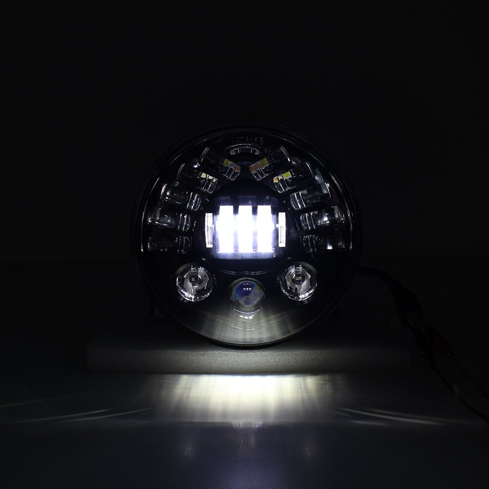 7 inch ronde superwitte led-koplamp voor davidson softail touring electra road king street glide