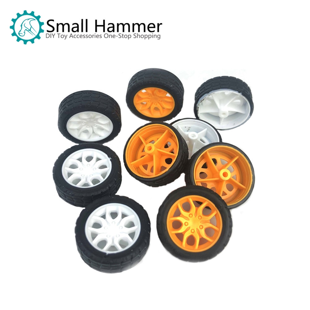 10pcs Diameter 30mm Banden Rubber Speelgoed Auto Wiel Deel DIY model