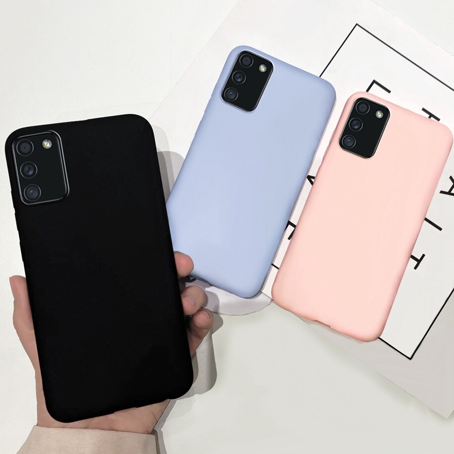 Funda de teléfono para Samsung Galaxy A02S, Funda de silicona A prueba de golpes, suave, mate, caramelo, para Samsung A02S A025 A025F A 02S