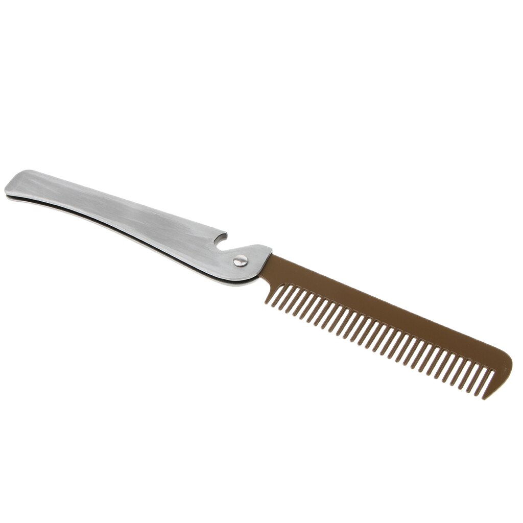 folding skjegg barbering å danne kam bart børste styling mal til menn