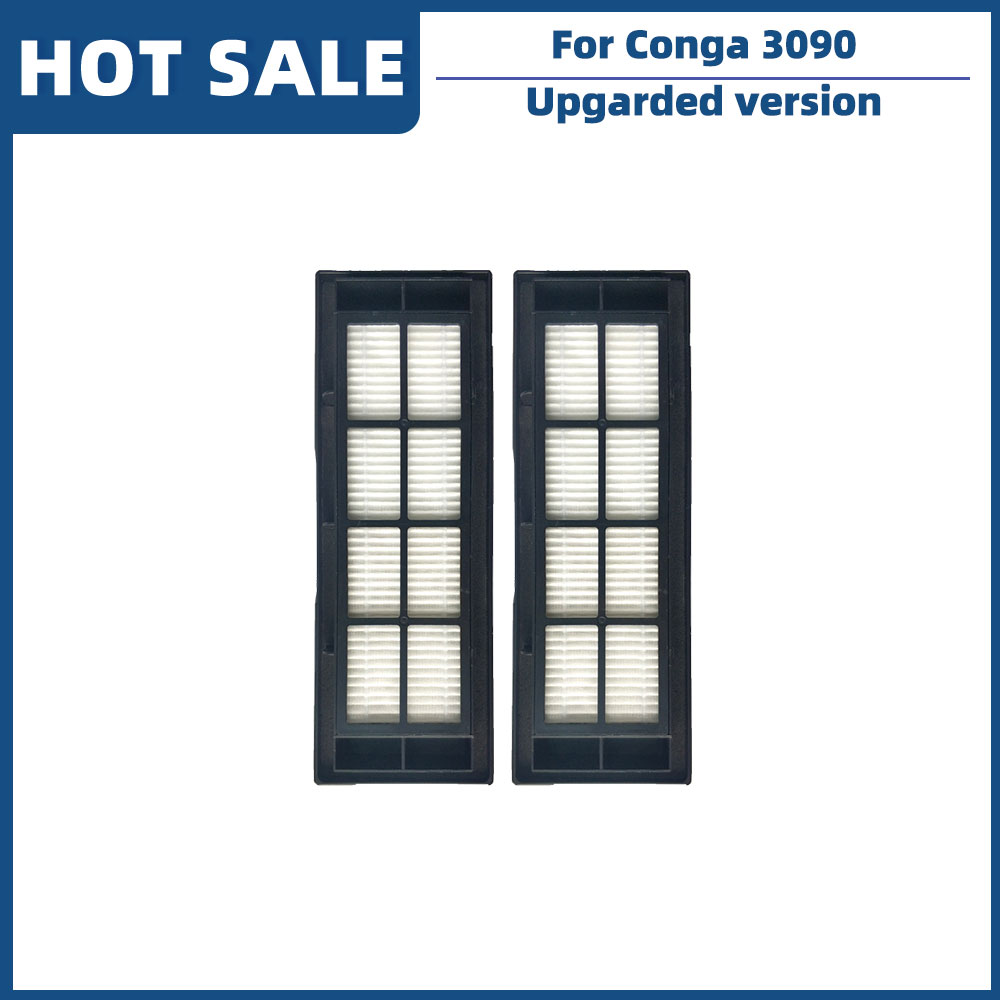 Compatible con Cecotec Conga 3090, repuestos de Robot aspirador, accesorios, Cepillo Lateral principal, filtro Hepa, fregona, tela de trapo, rueda Universal: Lavanda