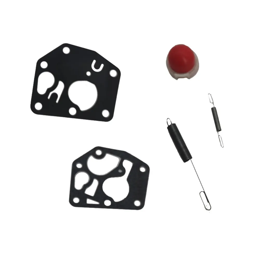 1 Set Spring+Gasket+Red Non-Porous Primer Bulb For Briggs Stratton 691859 692211 Garden Lawn Mower Accessories