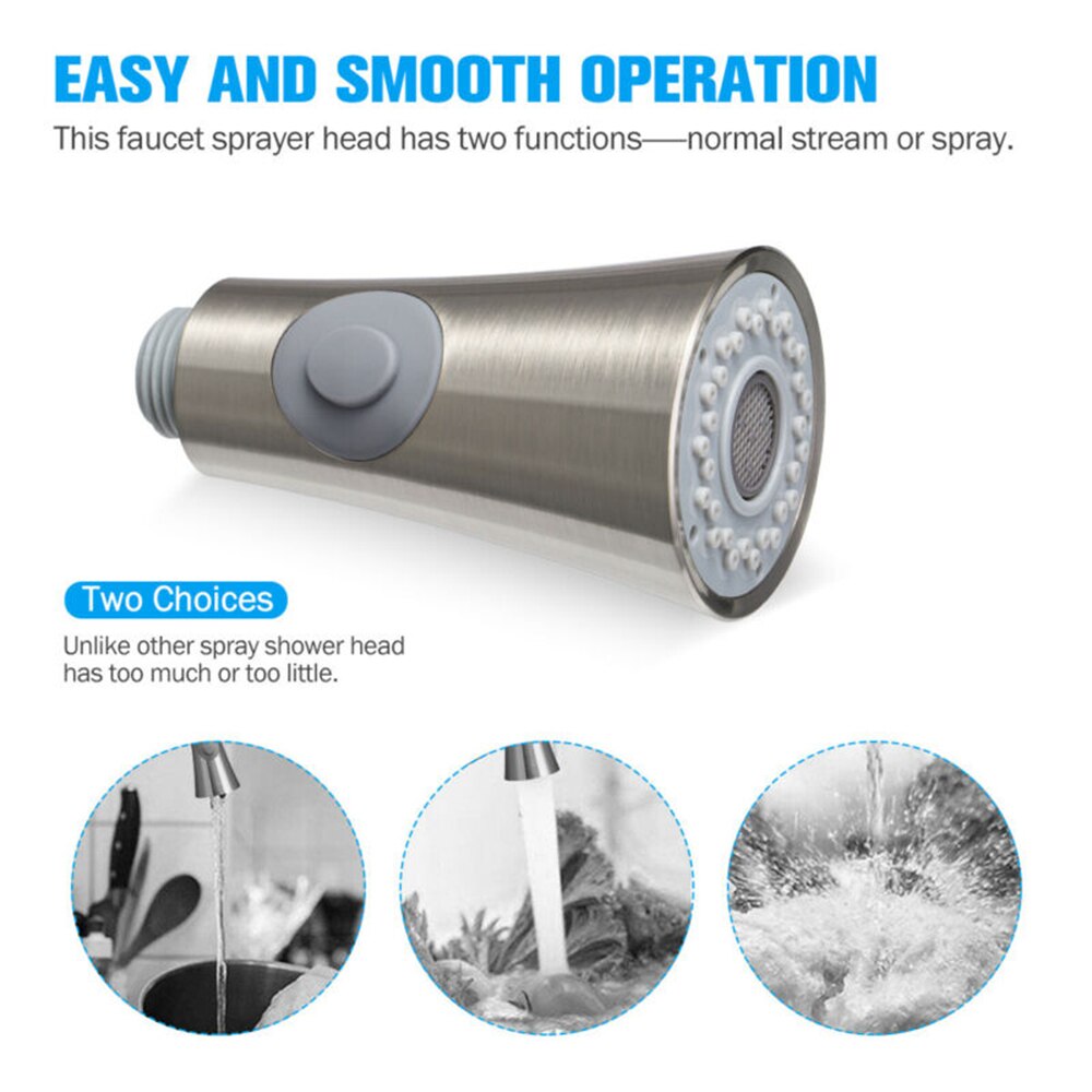 Kitchen Sink Spray Shower Head Pull-Down Faucet Sprayer Pull Out Spray Head Replacement Pull-out Hoses water tap connector